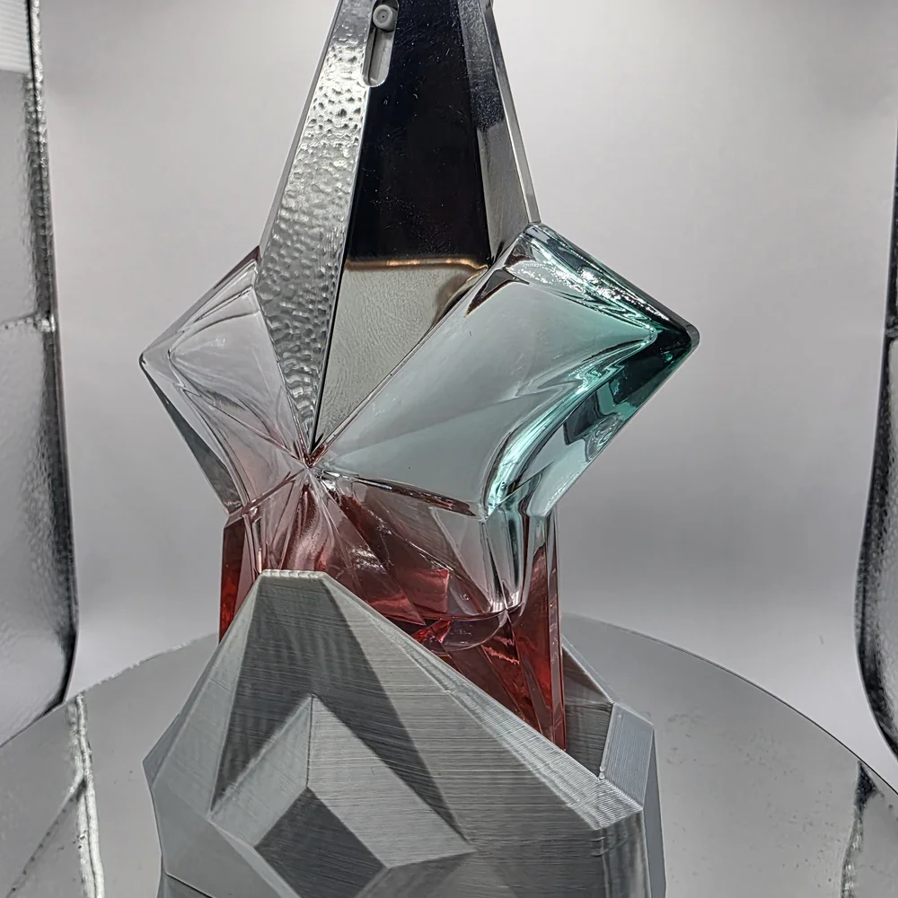 Stand Holder 3D Printing For Angel Star Shape Bottle 1.7 Fl.oz